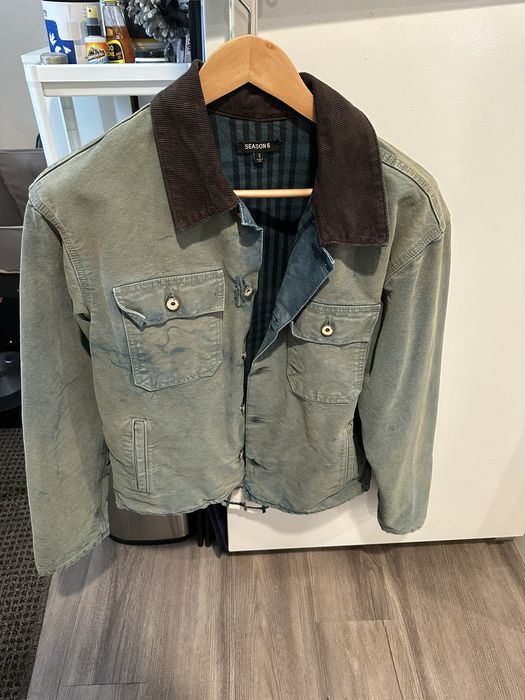 Yeezy season 6 hot sale denim jacket