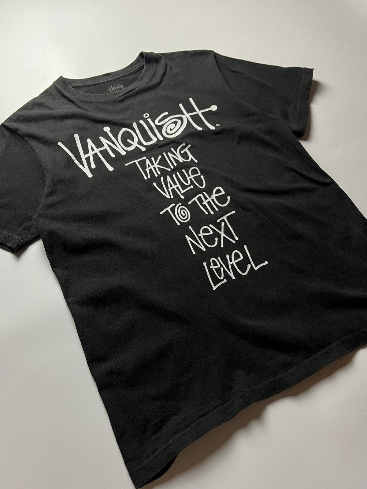 Stussy Stussy x Vanquish "Taking Value To The Next Level" T-Shirt Size US M / EU 48-50 / 2 - 4 Thumbnail