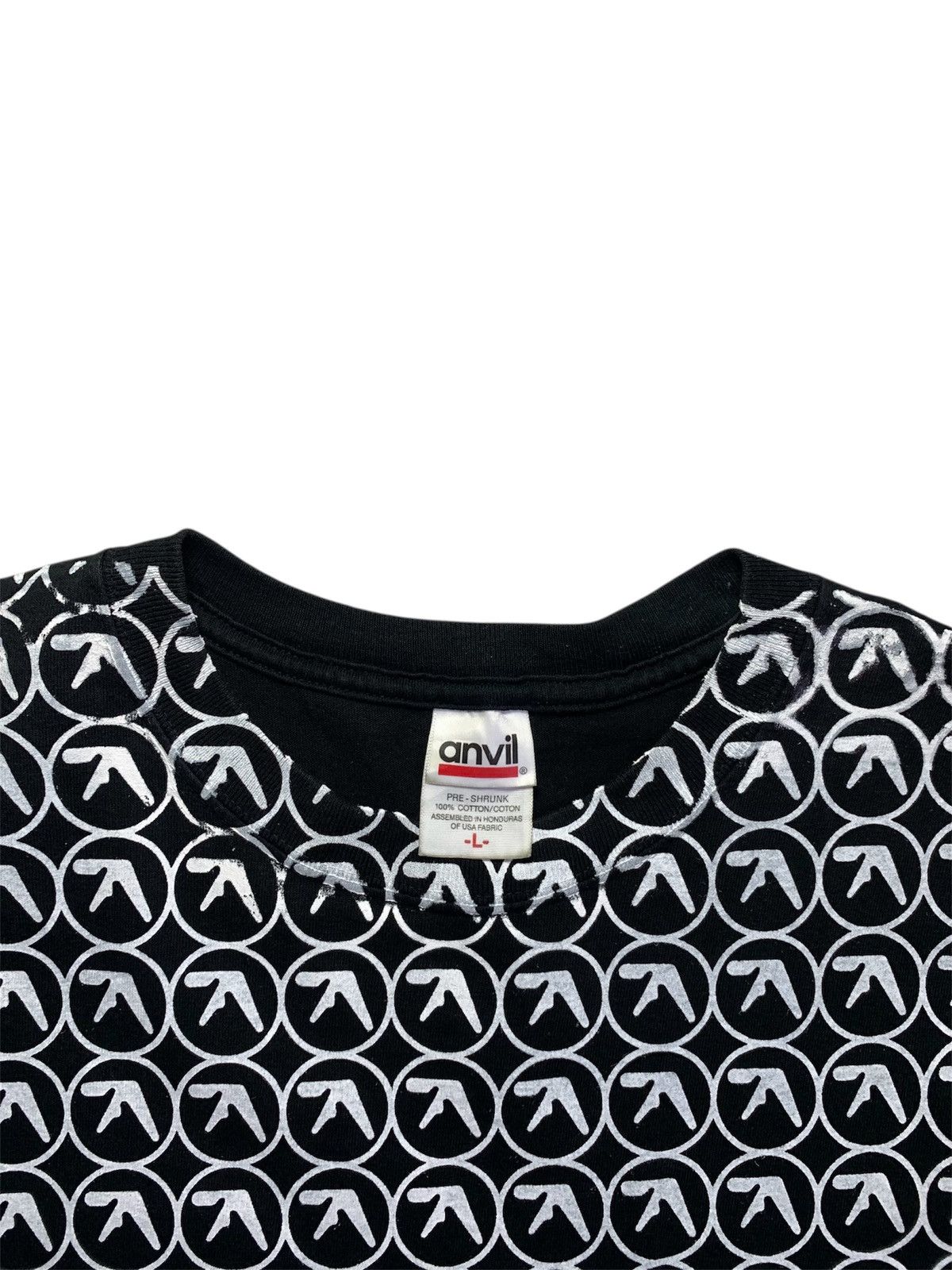 Vintage Custom Aphex Twin Fullprint tshirt Size US XL / EU 56 / 4 - 1 Thumbnail