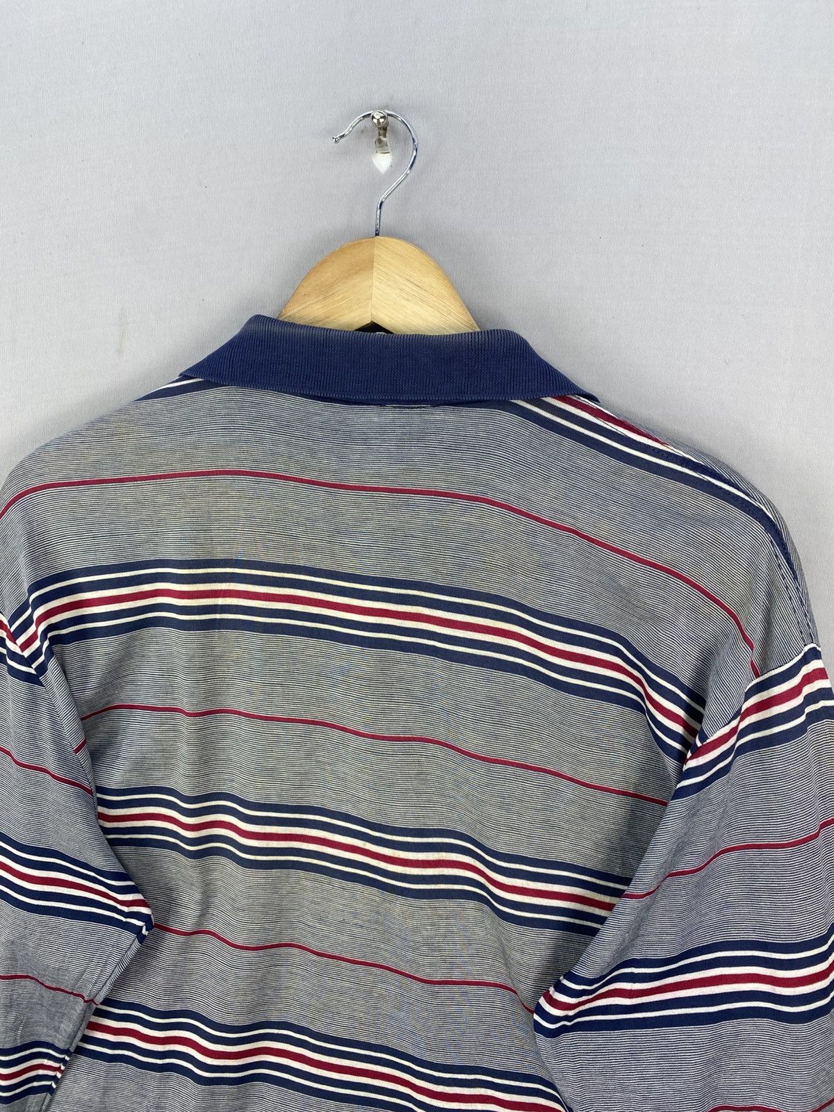 Longchamp Longchamp Horizontal Stripes Polo Tee Long Sleeve Size US M / EU 48-50 / 2 - 5 Thumbnail