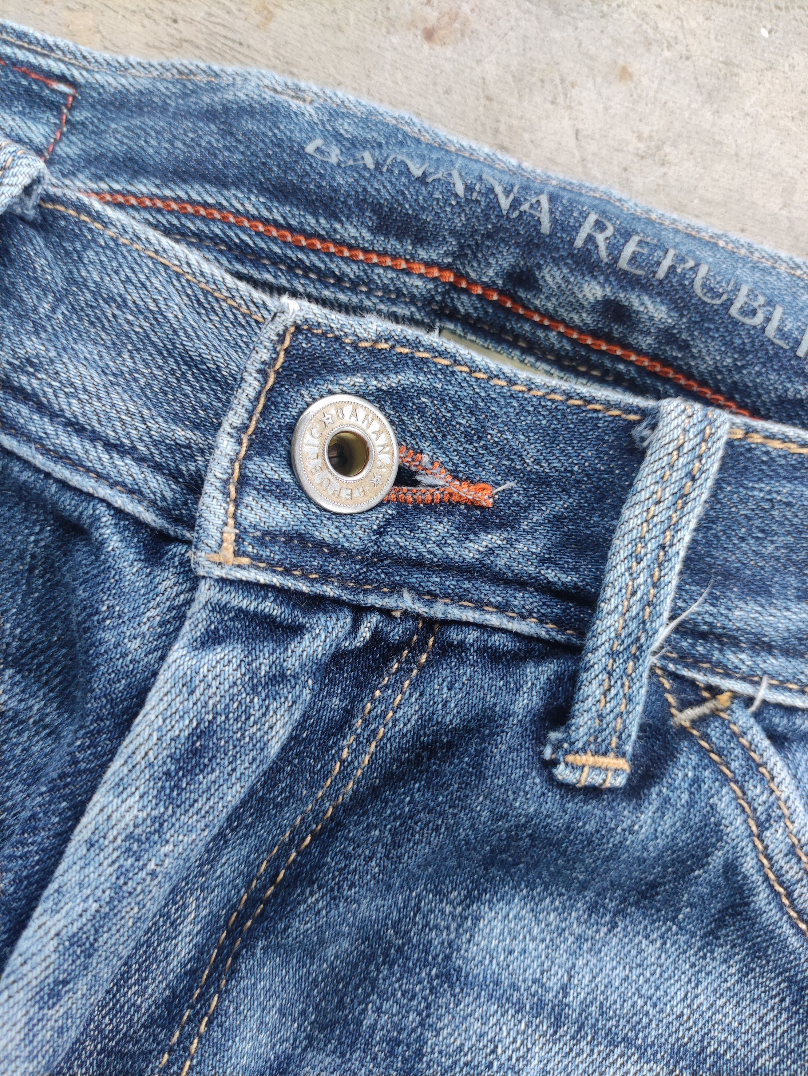 Banana Republic Vintage Banana Republic Denim Distressed Faded Denim Size US 30 / EU 46 - 5 Thumbnail