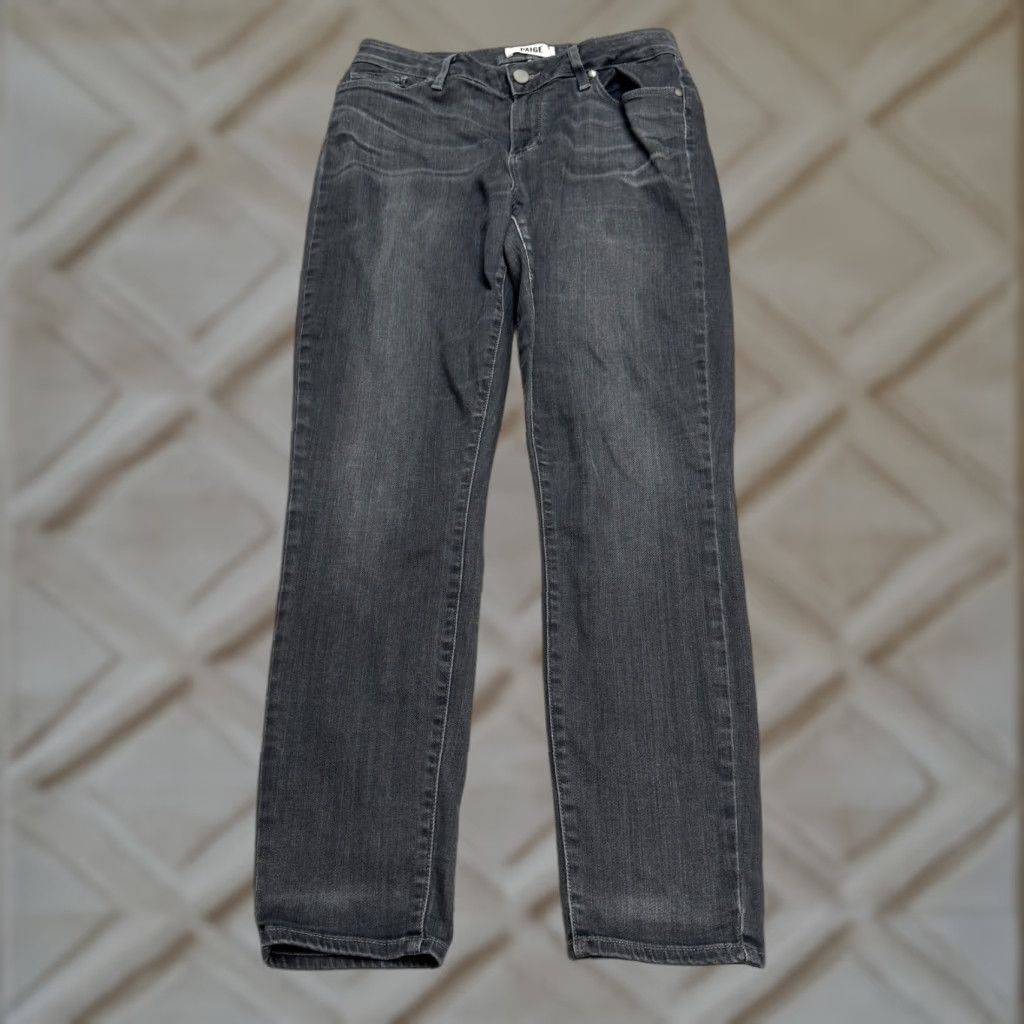 Paige Paige Verdugo Ankle Jeans Women 32 Gray Mid Rise Skinny 28x27 Size 24" / US 00 / IT 34 - 1 Thumbnail