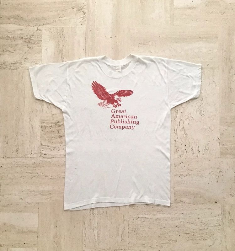 Vintage 70s Vintage tee USA Single stitch GAPC american company Size US S / EU 44-46 / 1 - 1 Thumbnail