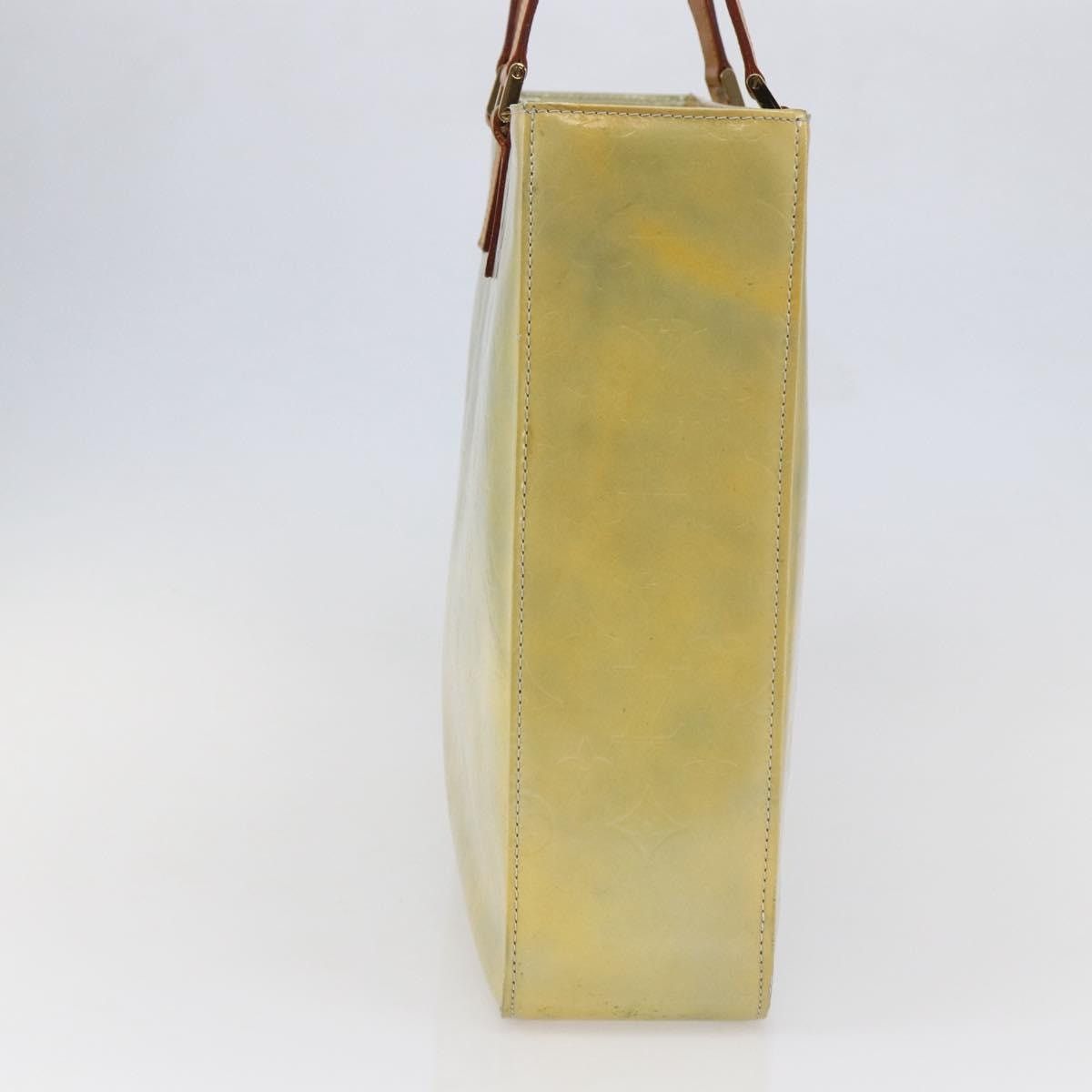 Louis Vuitton LOUIS VUITTON Monogram Vernis Columbus Tote Bag Gris M91028 Size ONE SIZE - 5 Thumbnail