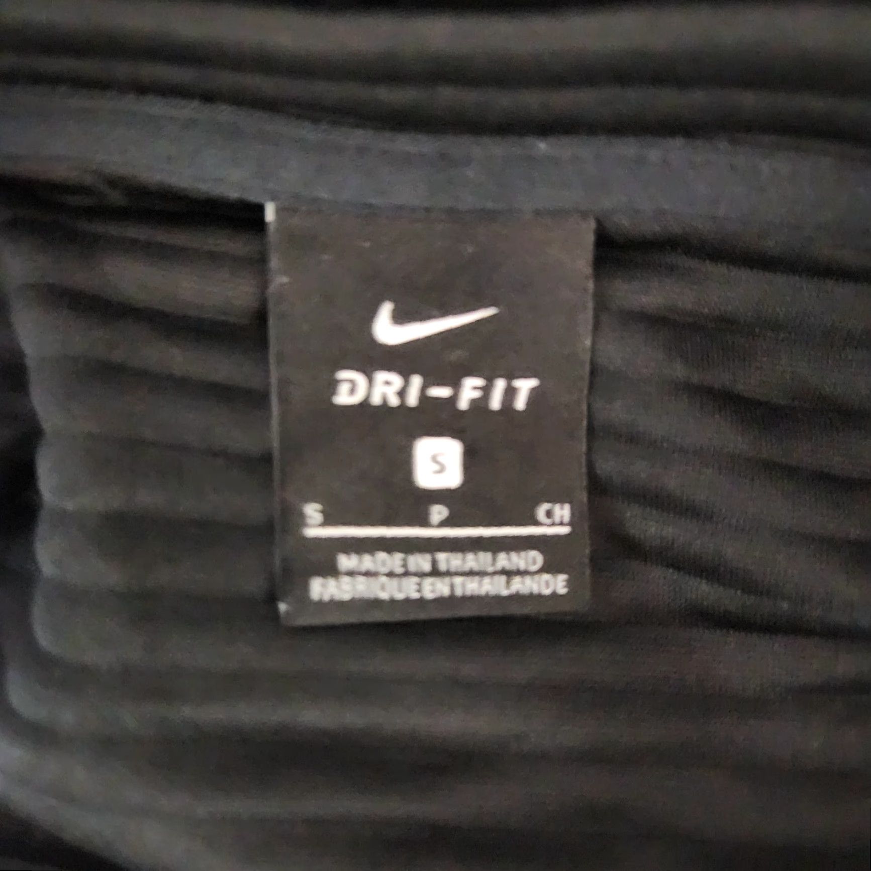 Nike Nike Dri-Fit Training Womens Black Crew Top Rib-Quilted Sweatshirt-Size S Size S / US 4 / IT 40 - 6 Thumbnail