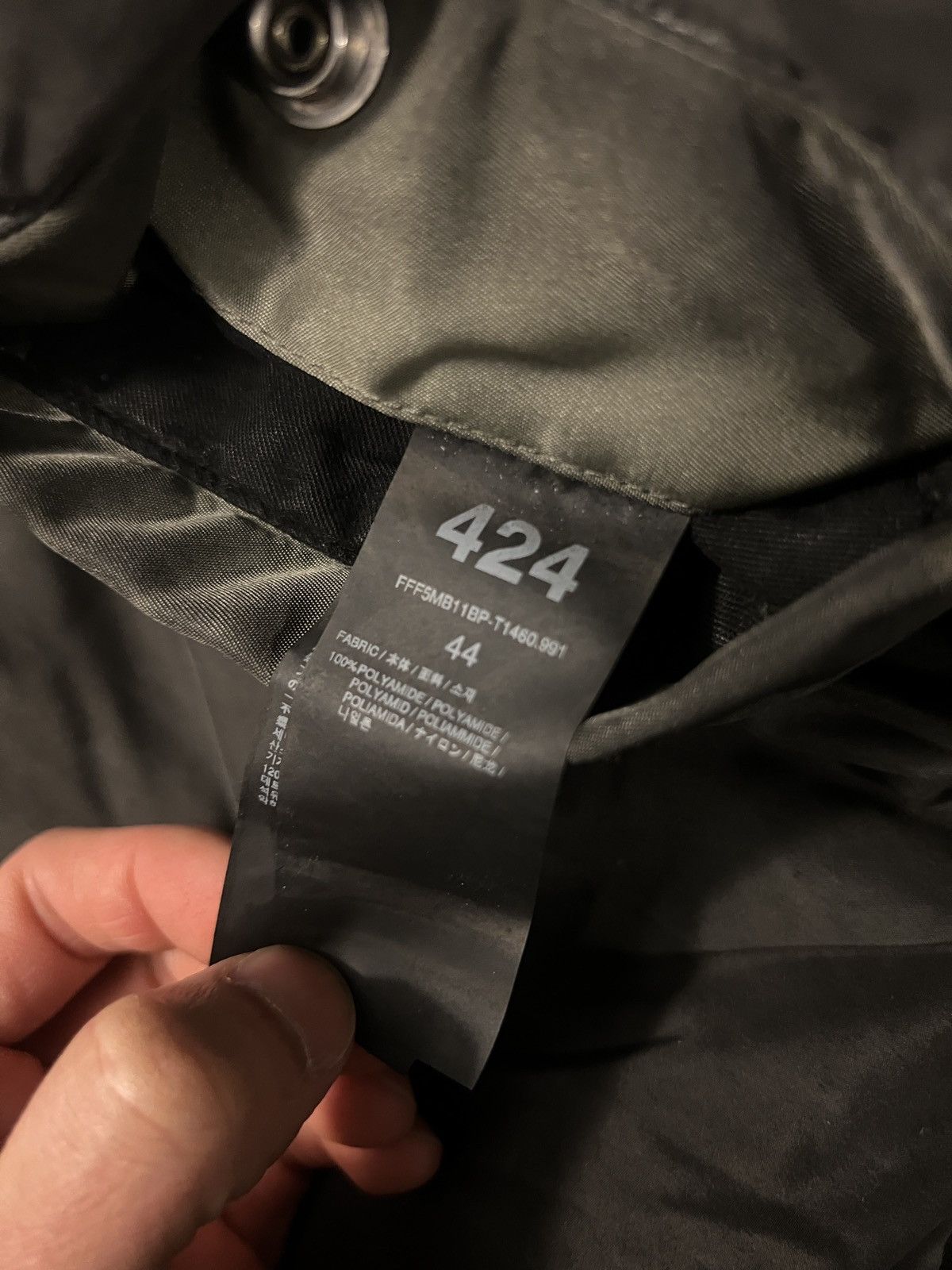 424 424 Military Bomber Recycled Nylon in Black Size US S / EU 44-46 / 1 - 12 Thumbnail