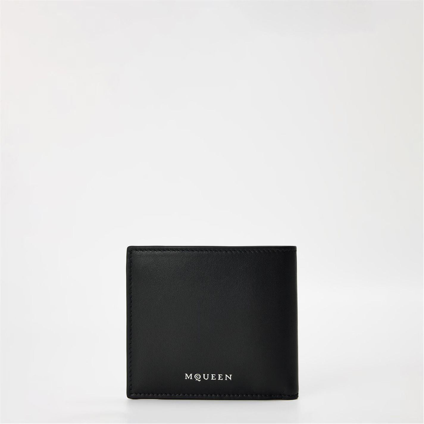 Alexander McQueen o1g2r1mq0326 Size: OS / Structured Billfold Wallet in Black Size ONE SIZE - 2 Thumbnail