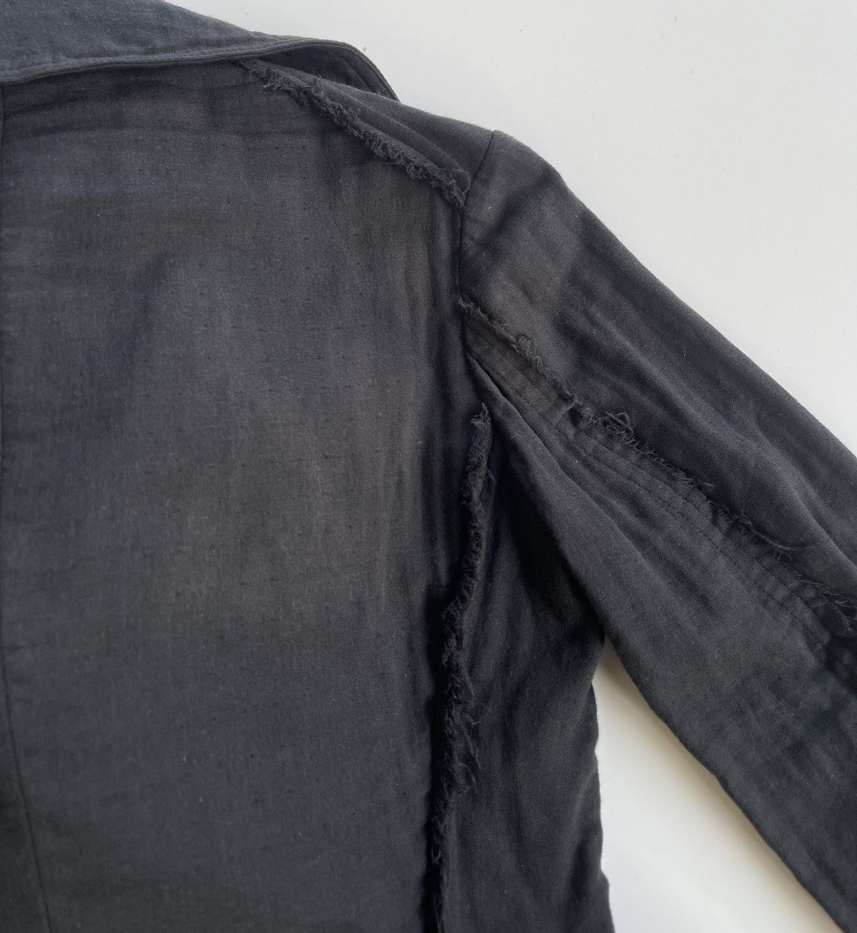 Yohji Yamamoto AW2012 Yohji Yamamoto Y's Distressed Cropped Jacket Size XS / US 0-2 / IT 36-38 - 12 Thumbnail