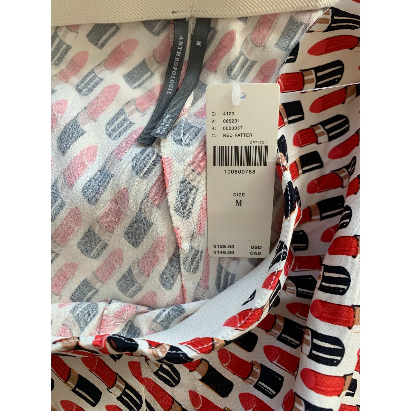 Anthropologie NWT Anthropologie Tilda Pants: Printed Edition - Size M $128 Size 28" / US 6 / IT 42 - 4 Thumbnail