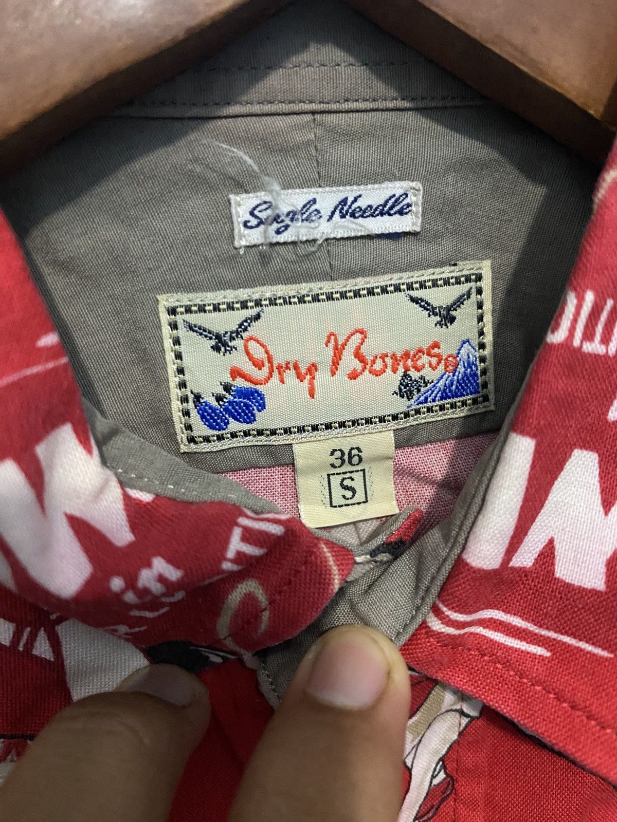 Dry Bones × Vintage Dry Bones single needle vintage AOP Bowling Shirts Size US S / EU 44-46 / 1 - 7 Thumbnail