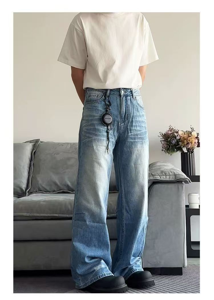 Japanese Brand American washed vintage Cleanfit casual distressed jeans Size US 32 / EU 48 - 2 Thumbnail