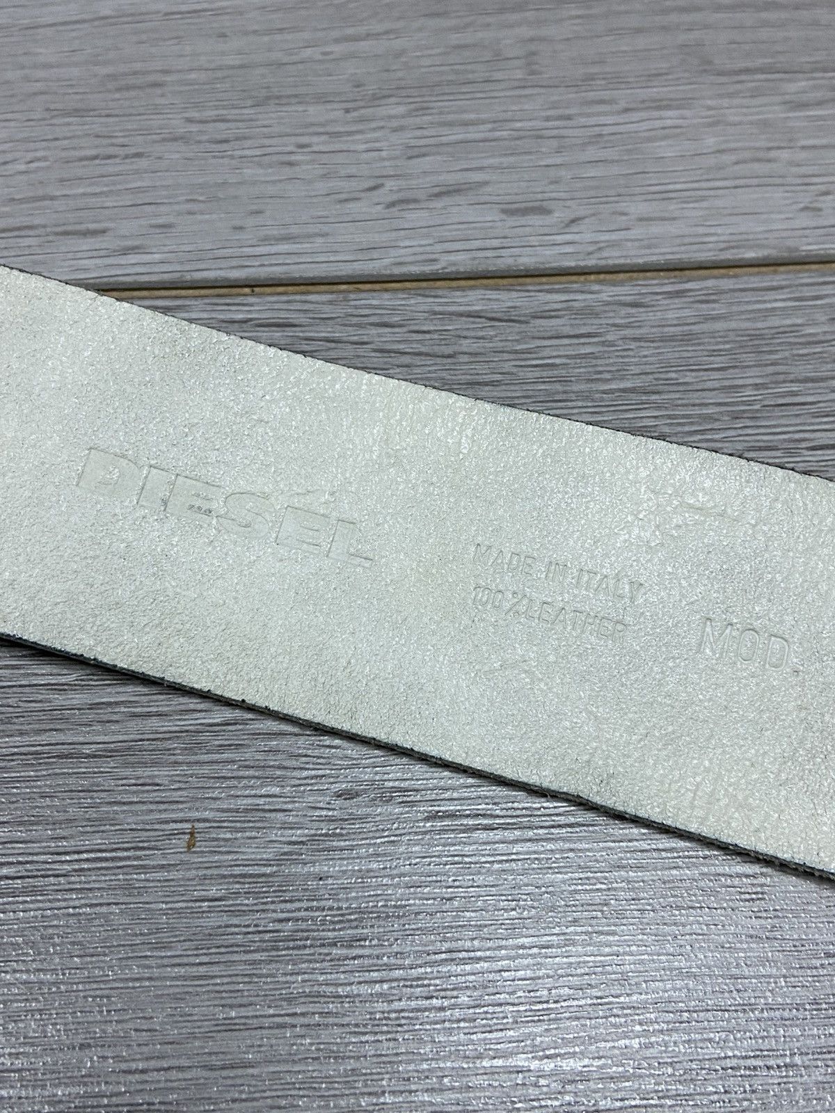 Diesel Diesel circle buckle logo wide vintage leather belt Italy Size ONE SIZE - 8 Thumbnail