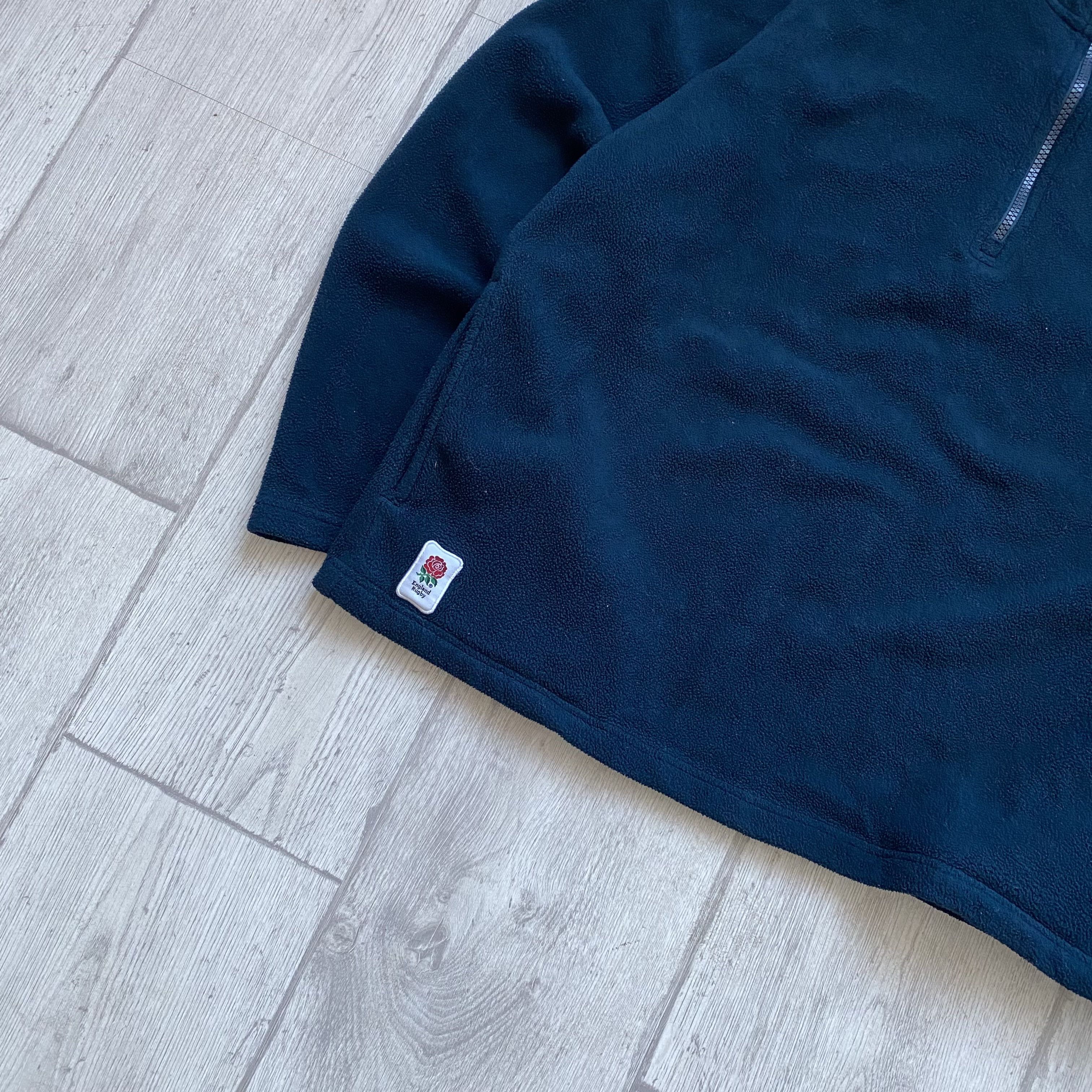 Cotton Traders 🏈 Vintage England Rugby Traning Sweatshirt Zip 1/4 flecce Size US M / EU 48-50 / 2 - 3 Thumbnail