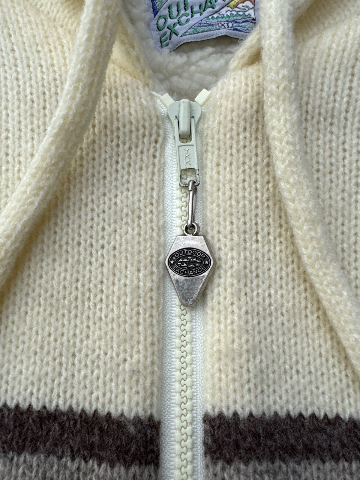Vintage Vintage 80s Outdoor Exchange Sherpa Wool Blend Hoodie XL Size US XL / EU 56 / 4 - 4 Thumbnail