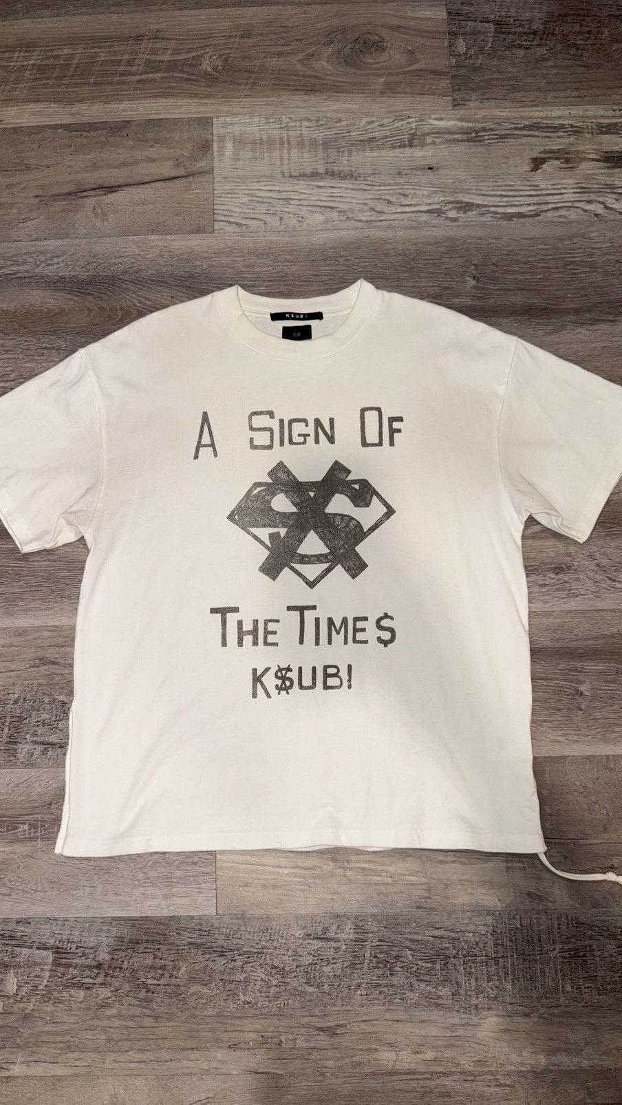 Ksubi Ksubi White "A sign of the Times" tee Size US S / EU 44-46 / 1 - 1 Thumbnail