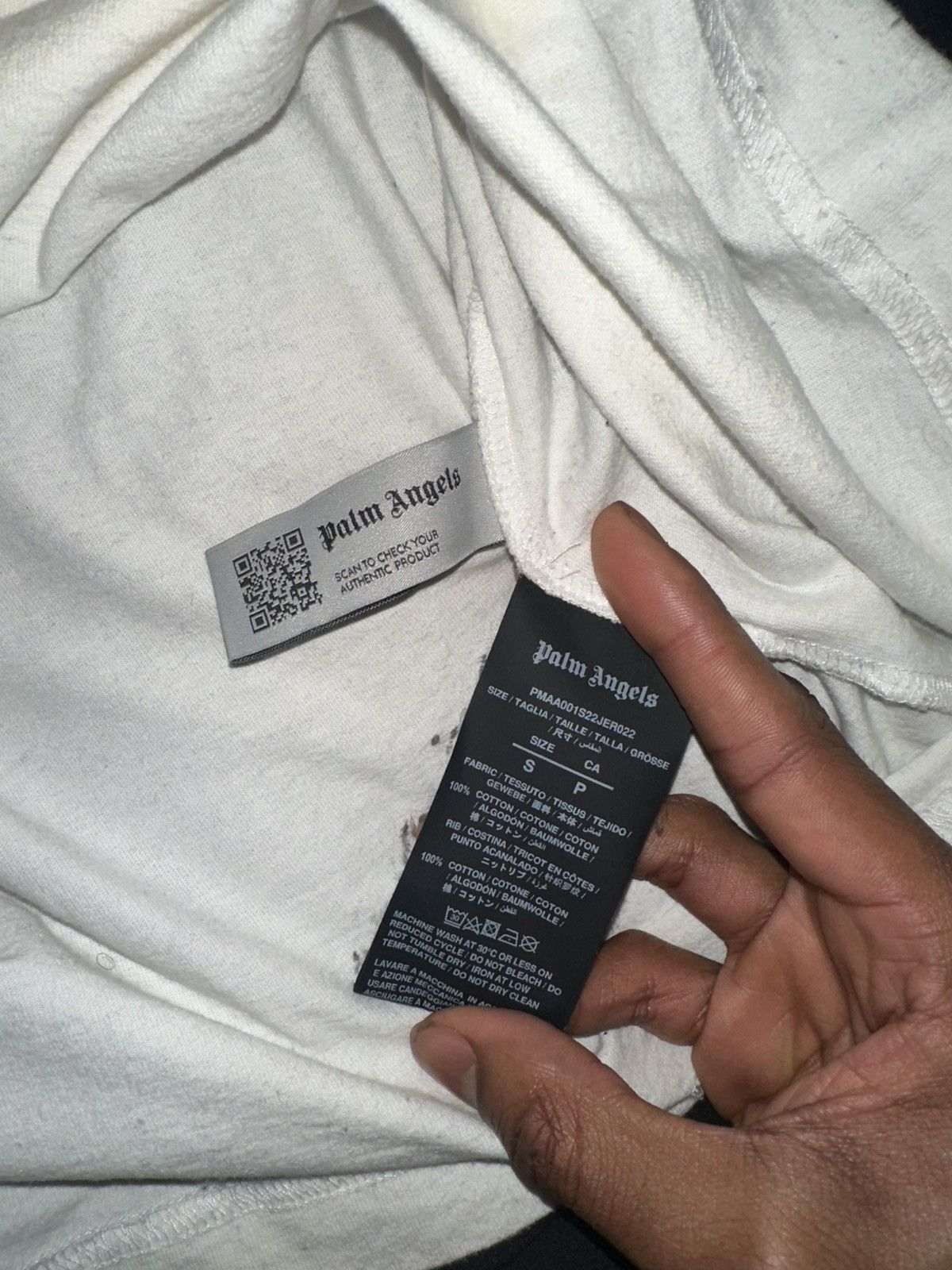 Palm Angels Palm Angels Broken Palm Tee Size US S / EU 44-46 / 1 - 4 Thumbnail