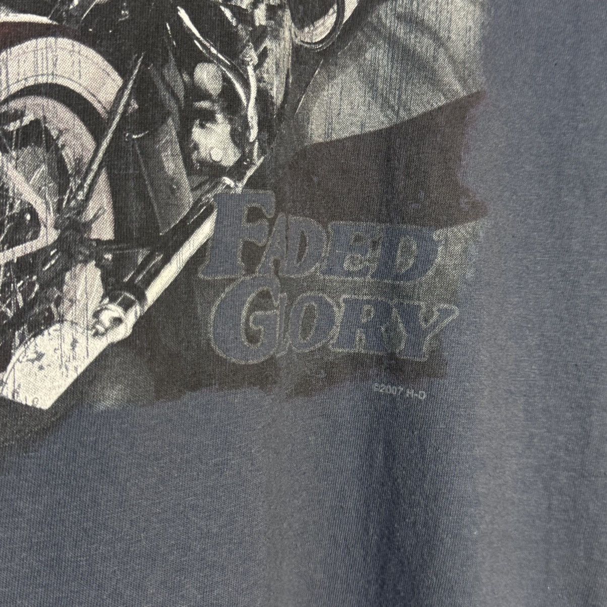 Harley Davidson Y2K Vintage 2007 Harley Davidson T-Shirt USA size M big logo Size US M / EU 48-50 / 2 - 3 Thumbnail