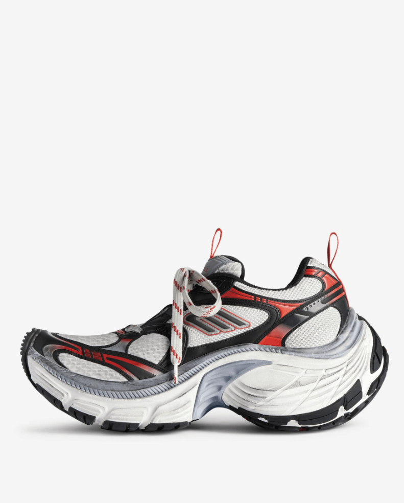 Balenciaga Red Mesh 10XL Sneakers Size US 7 / EU 40 - 6 Thumbnail