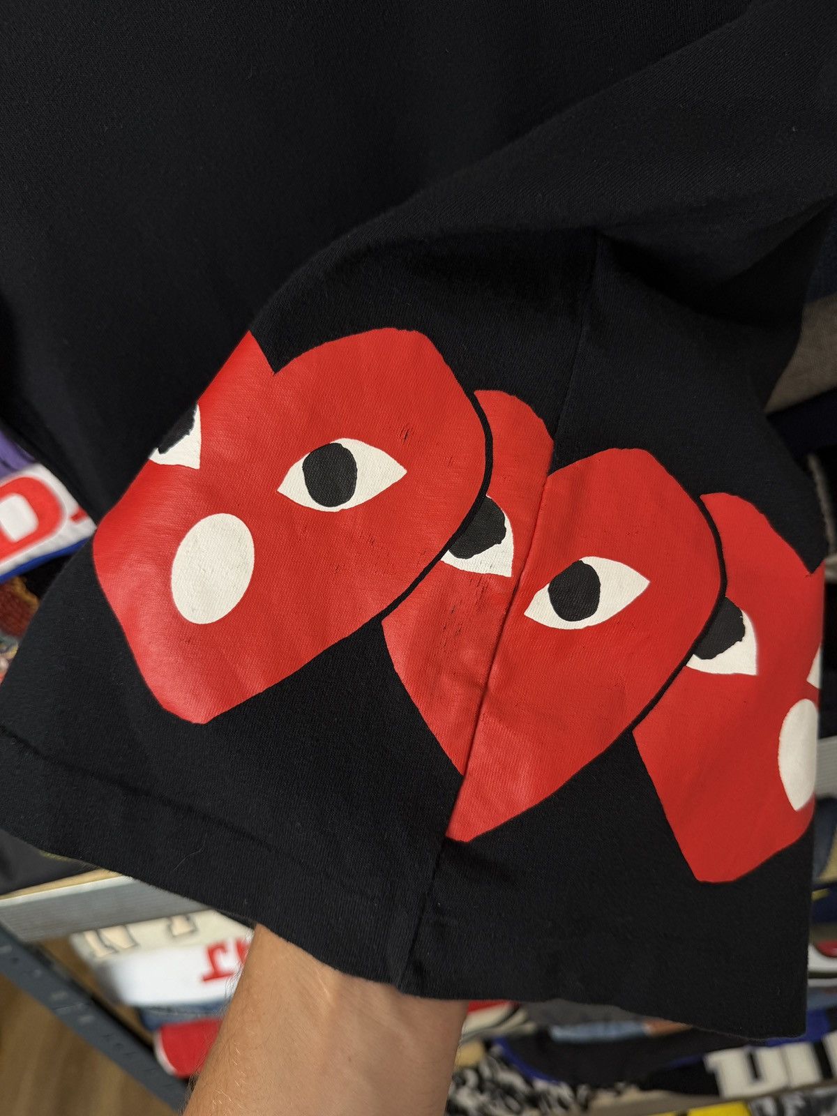 Comme des Garcons PLAY Comme Des Garcons Play CDG White y2k Tee Size US S / EU 44-46 / 1 - 9 Thumbnail