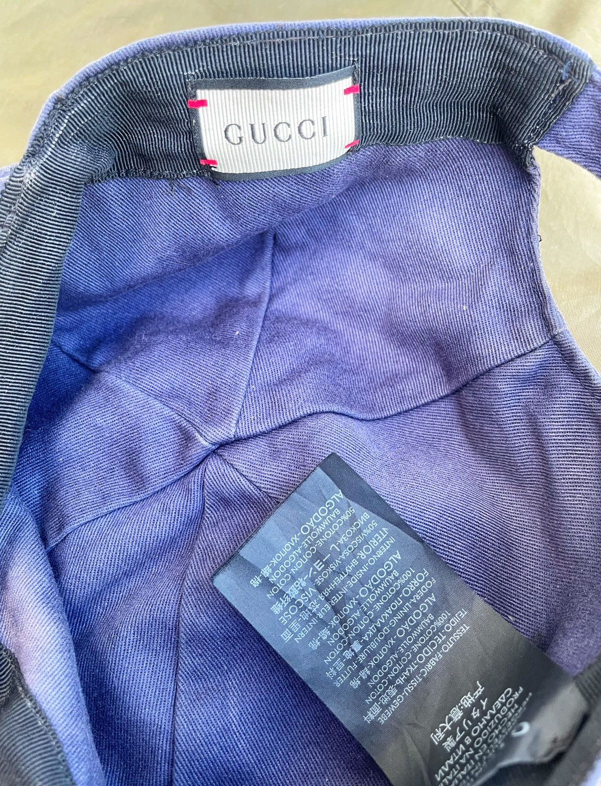 Gucci Vintage Used Gucci Cap Short Brim . Size ONE SIZE - 5 Thumbnail