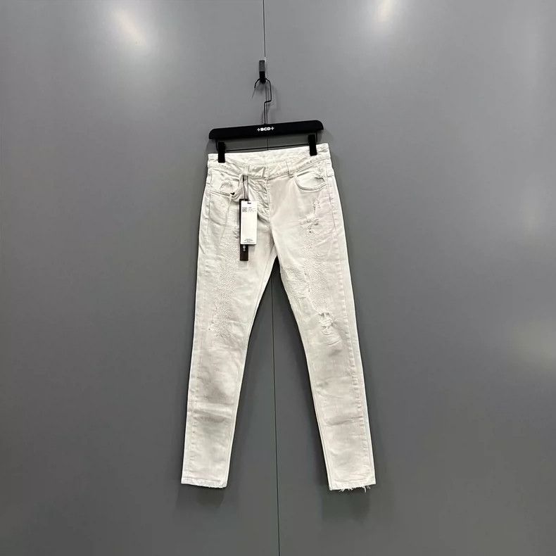 Givenchy Givenchy Ripped Slim Fit Denim Pants 2506-Nextarrow Size US 29 - 1 Thumbnail
