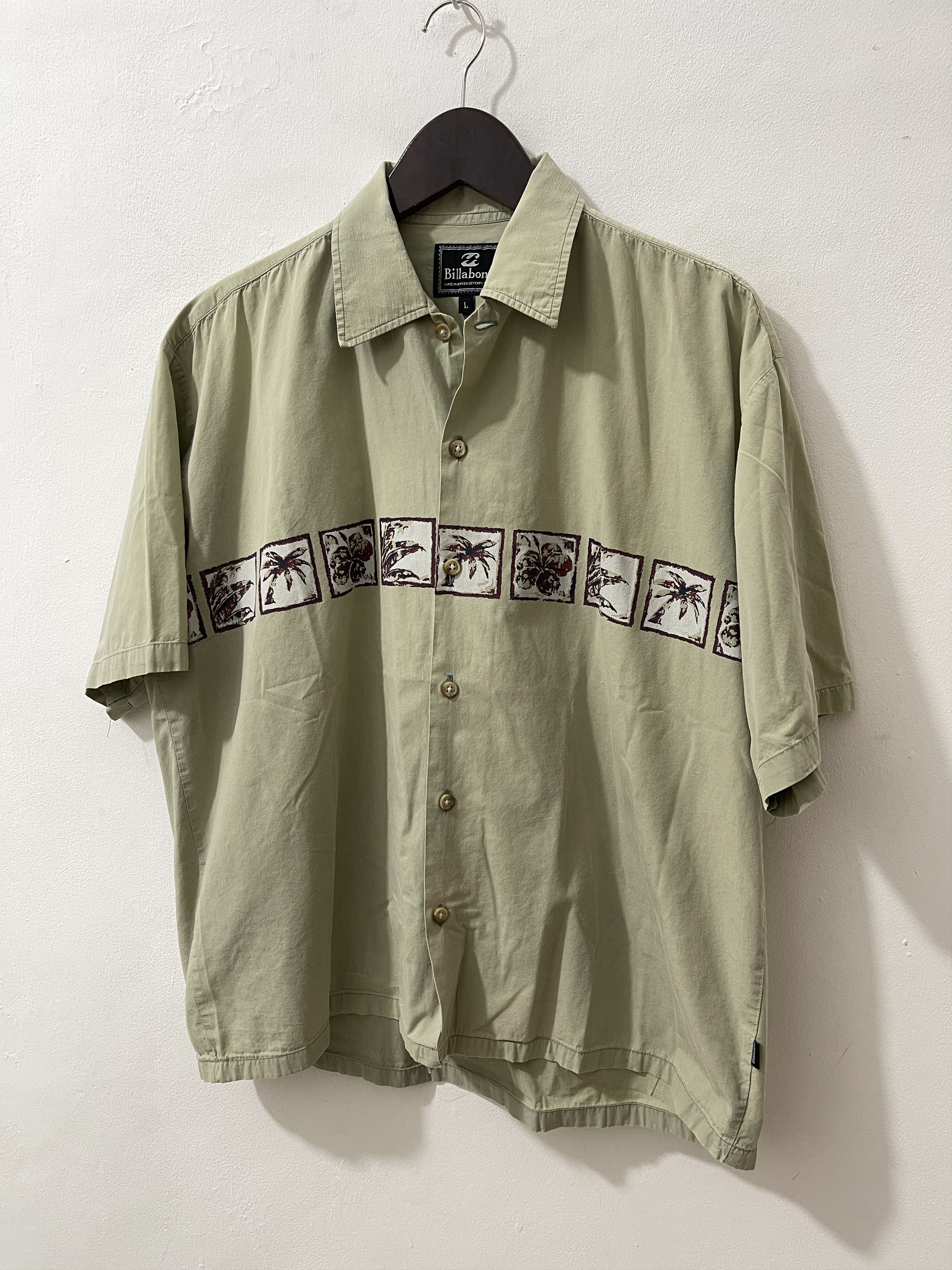 Billabong Vintage Billabong Y2k Beach Art Cropped Shirts Size US L / EU 52-54 / 3 - 2 Thumbnail