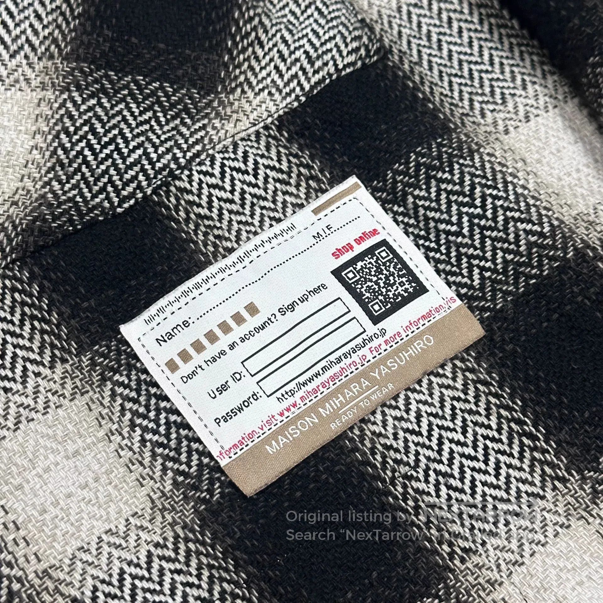 Maison MIHARA YASUHIRO Maison Mihara Yasuhiro Black and White Shirt. Size US S / EU 44-46 / 1 - 3 Thumbnail