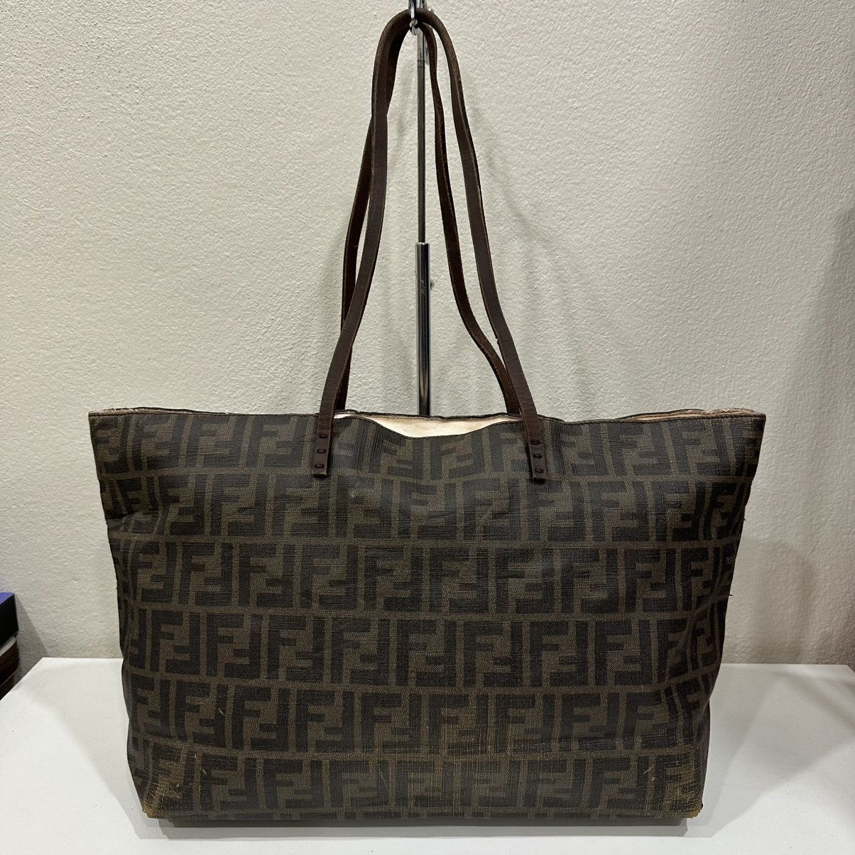 Fendi ‼️LASTDROP‼️ FENDI ZUCCA FF PATTERN PVC TOTE BAG Size ONE SIZE - 2 Thumbnail