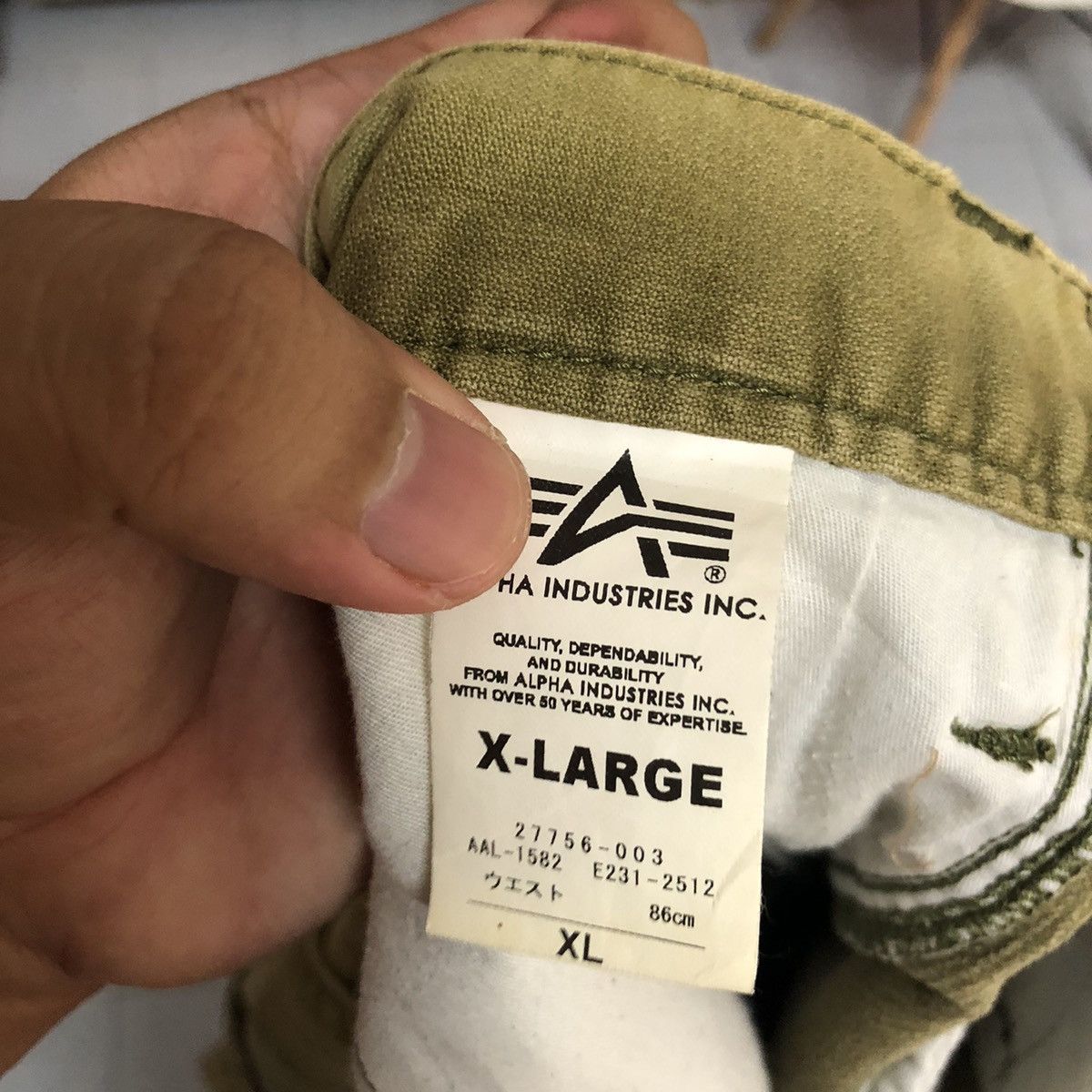 Alpha Industries DL Alpha Industries Green Cargo Multipocket Pants #C613 Size US 34 / EU 50 - 20 Thumbnail