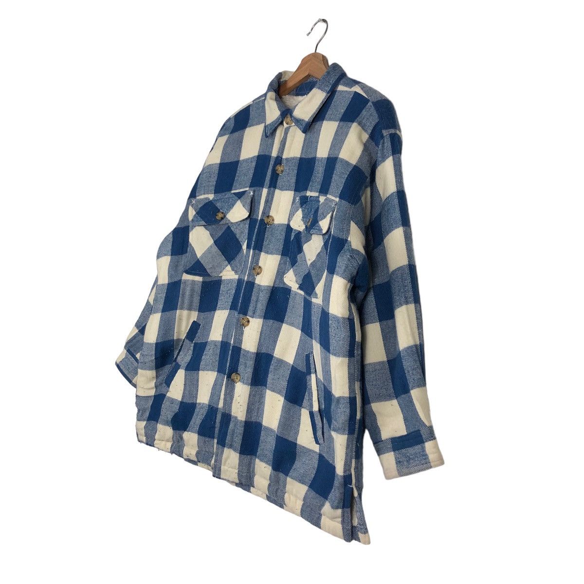 Flannel 🔥Vintage Work Flannel Jacket Uniqlo Issey Miyake Tartan Size US L / EU 52-54 / 3 - 2 Thumbnail