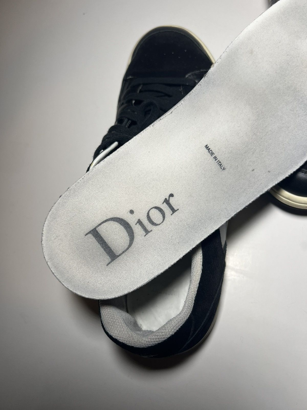 Dior Dior Homme B02 designer shoes sneaker head black/white bee Size US 13 / EU 46 - 8 Thumbnail