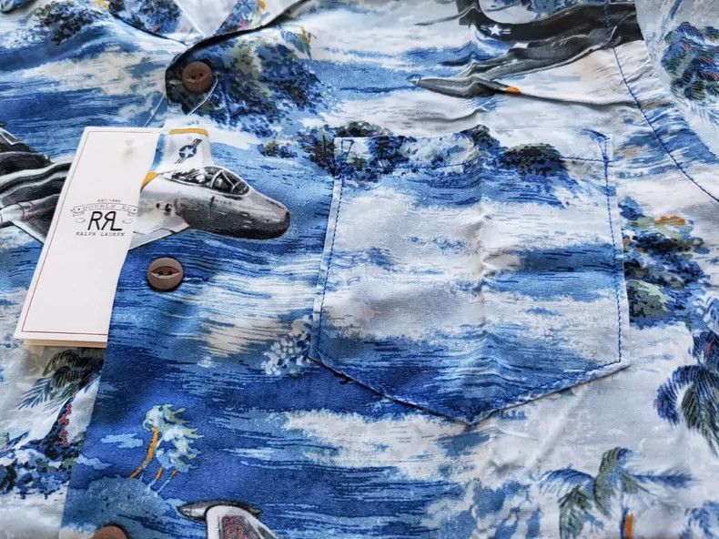 RRL Ralph Lauren RRL Hawaiian Print Short Sleeve Shirt-2508 Size US M / EU 48-50 / 2 - 5 Thumbnail
