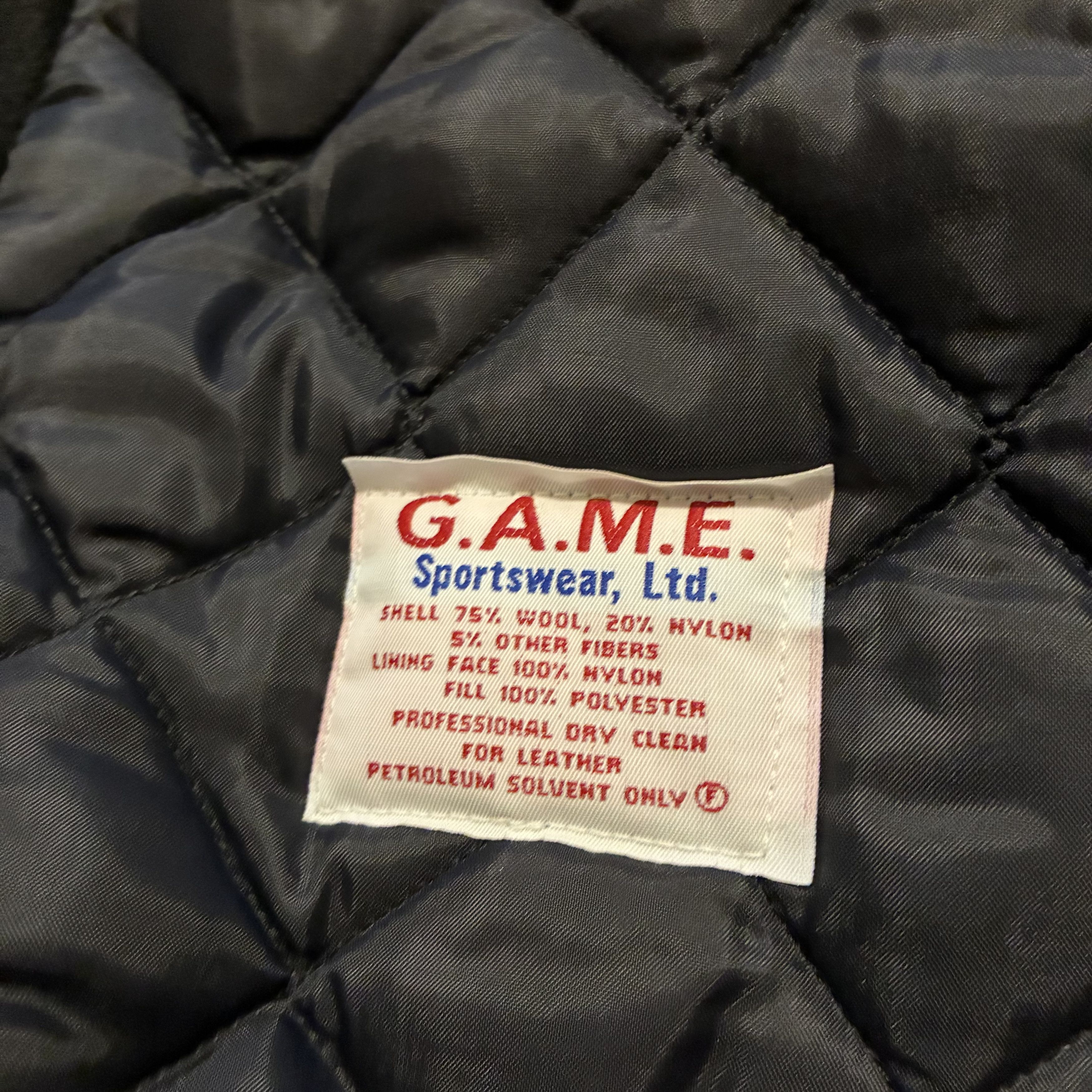 The Game Vintage The Game Wool Leather Varsity Letterman Jacket Size US XL / EU 56 / 4 - 5 Thumbnail