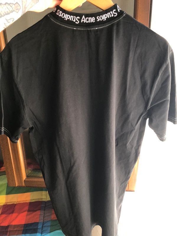 Acne Studios Acne Studios Oversized Neck Logo T-Shirt Size US M / EU 48-50 / 2 - 7 Thumbnail