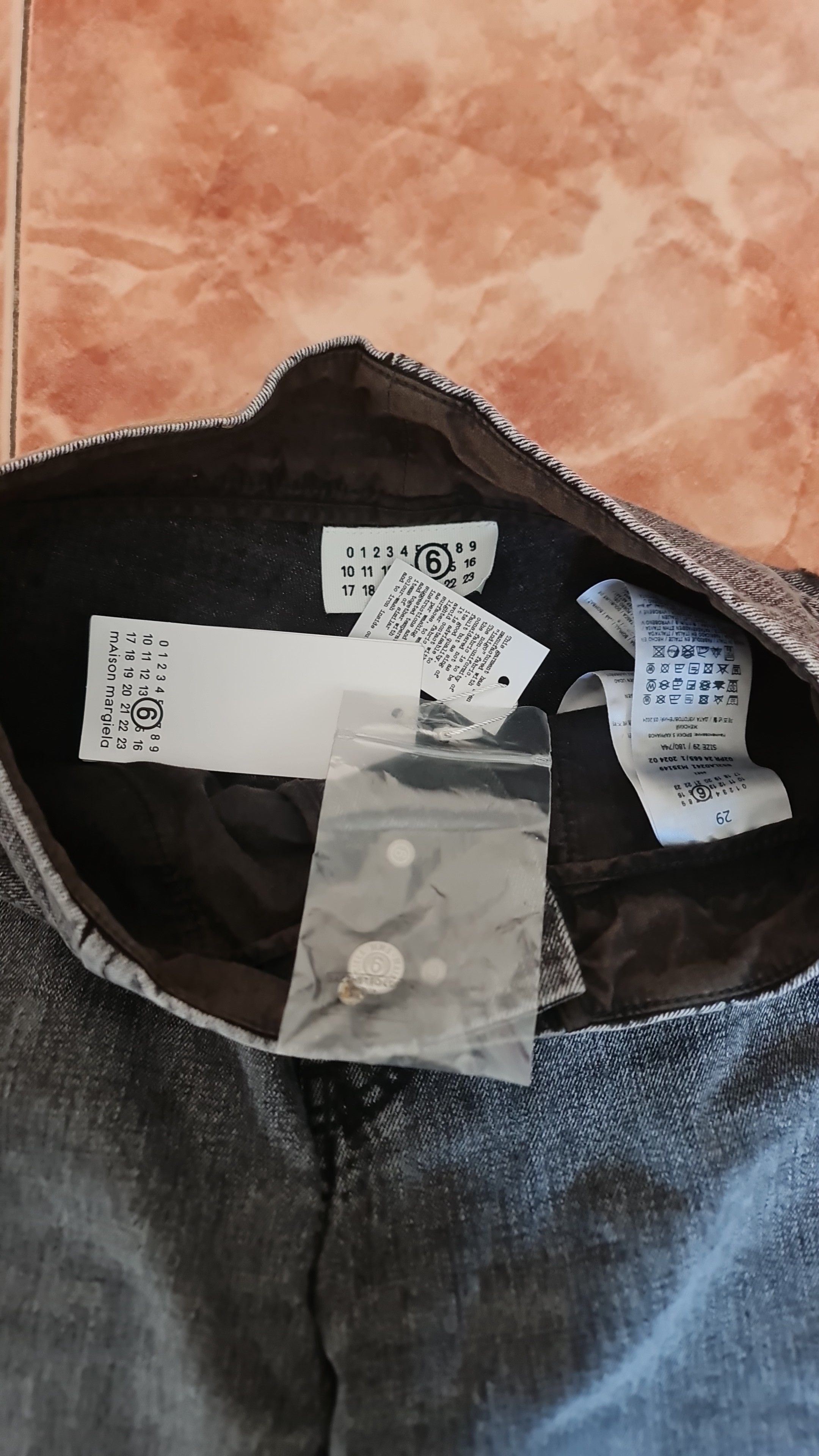 Maison Margiela Jean baggy MM6 new made in italy Size 29" - 5 Thumbnail