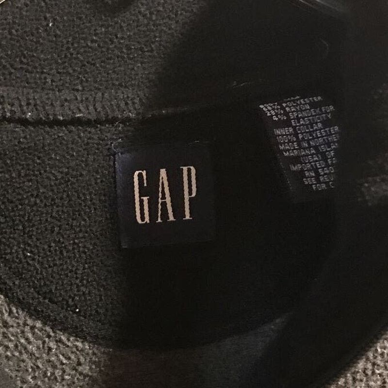 Gap Gap Vintage Men’s XL Gray LS Pullover Polyester Rayon Fleece Size US XL / EU 56 / 4 - 2 Thumbnail