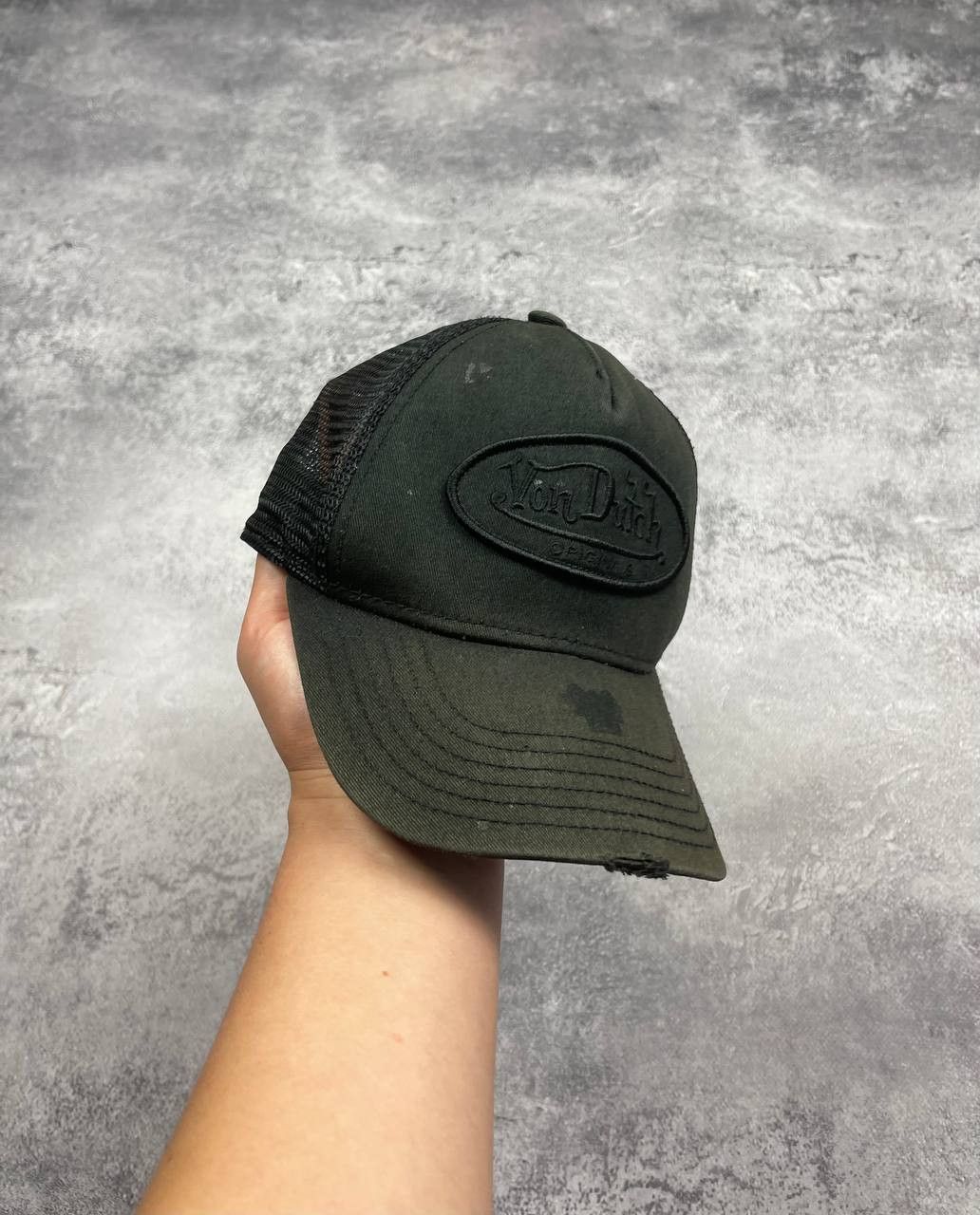 Von Dutch Vintage Von Dutch Cap Streetwear 90S Hats Black Trucker Size ONE SIZE - 2 Thumbnail