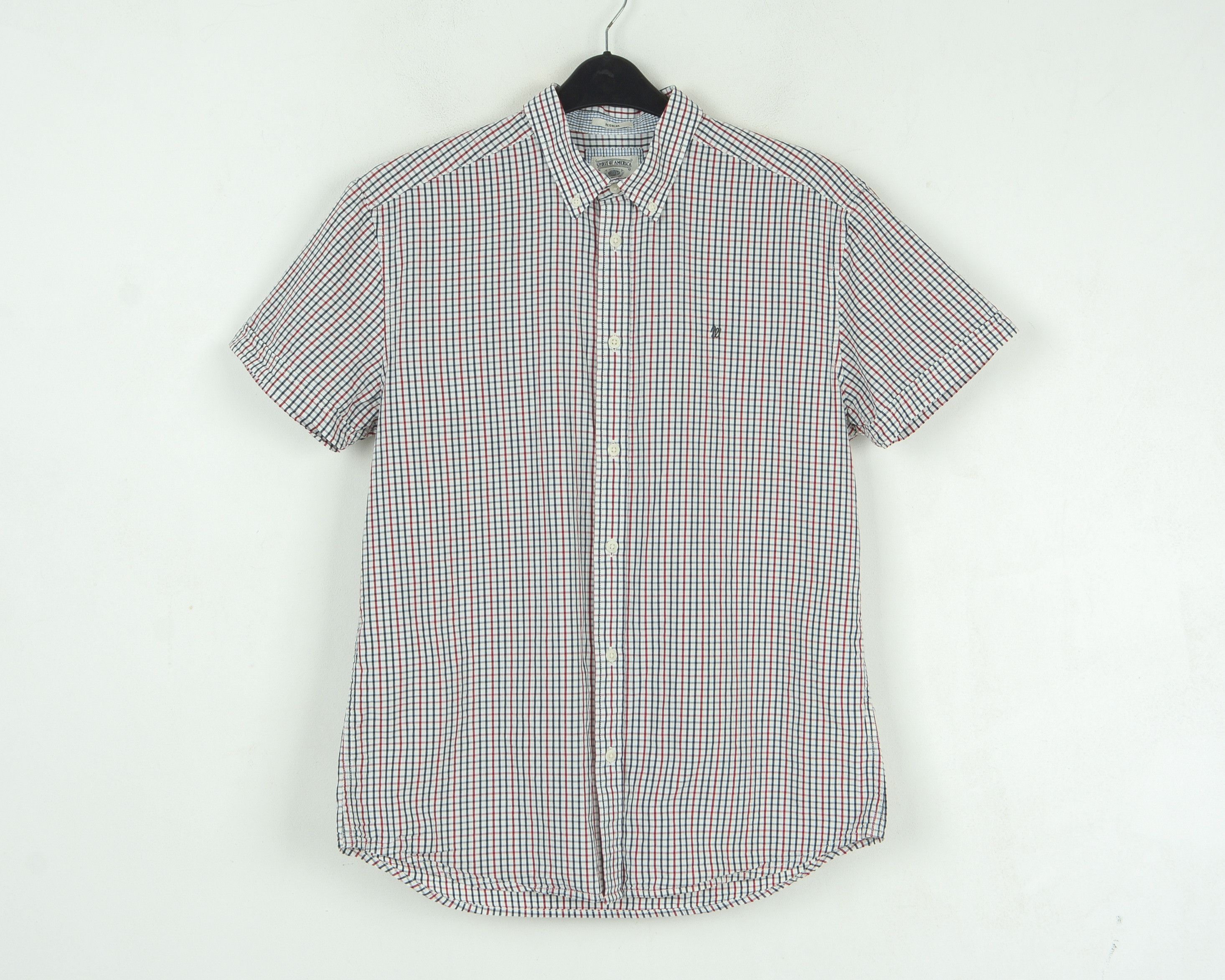 Wrangler Check Shirt M Short Sleeved Cotton Plaid Regular Western Top Size US M / EU 48-50 / 2 - 1 Thumbnail