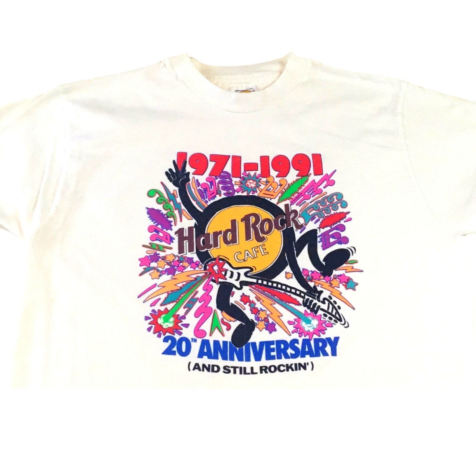 Hard Rock Cafe Hard Rock Cafe 20th Anniversary TShirt Vintage Classic Large Size US L / EU 52-54 / 3 - 2 Thumbnail