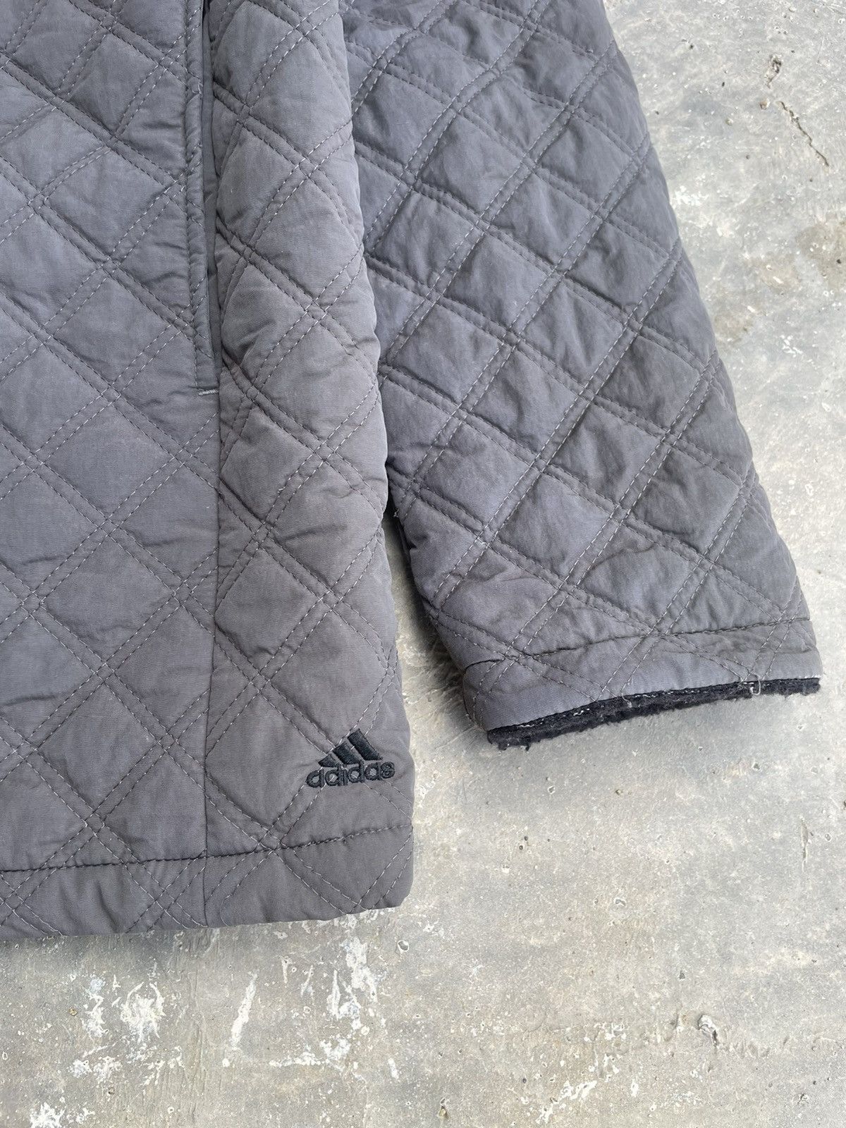 Adidas Vintage Adidas Quilted Jacket Size US M / EU 48-50 / 2 - 3 Thumbnail