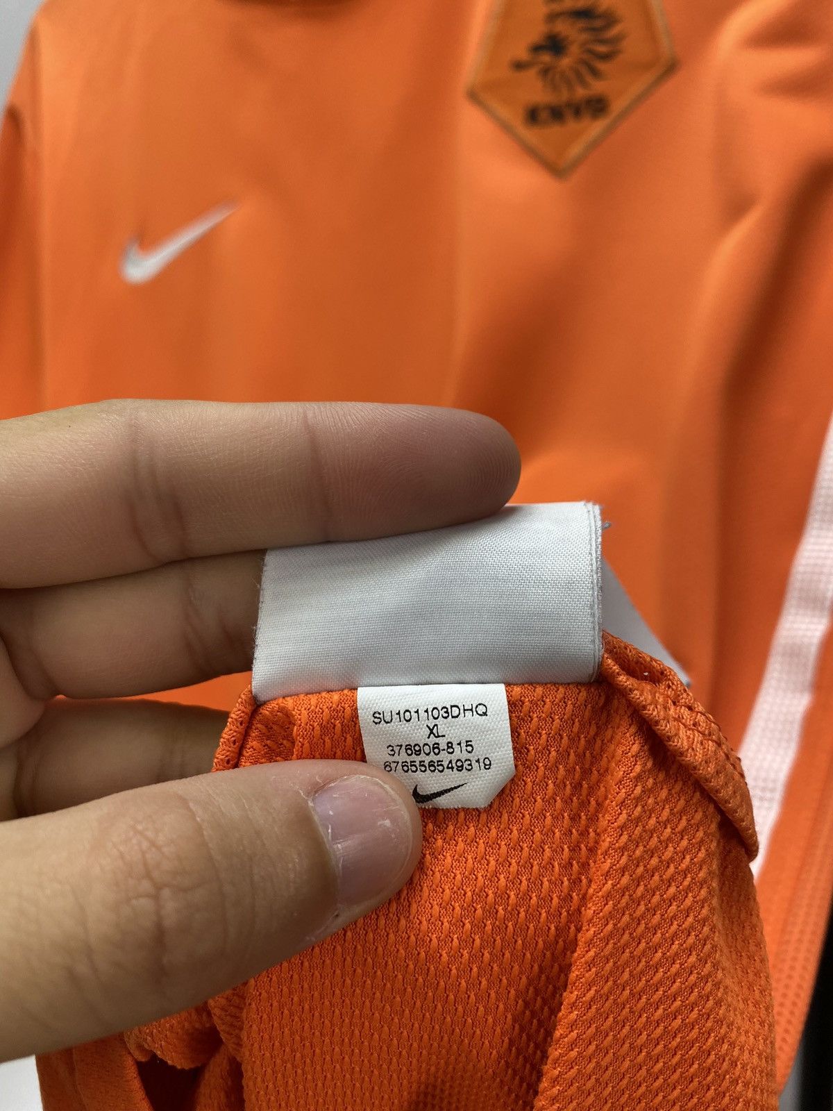 Nike NETHERLANDS TEAM 2010 2012 HOME FOOTBALL SHIRT SOCCER JERSEY Size US XL / EU 56 / 4 - 16 Thumbnail