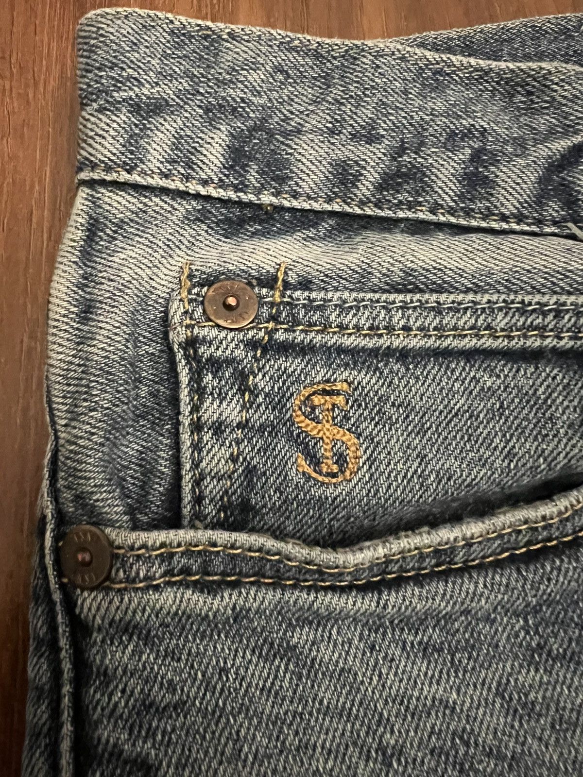 Todd Snyder Todd Snyder Straight Fit Stretch 5-Pocket Denim Jeans Size US 31 - 6 Thumbnail