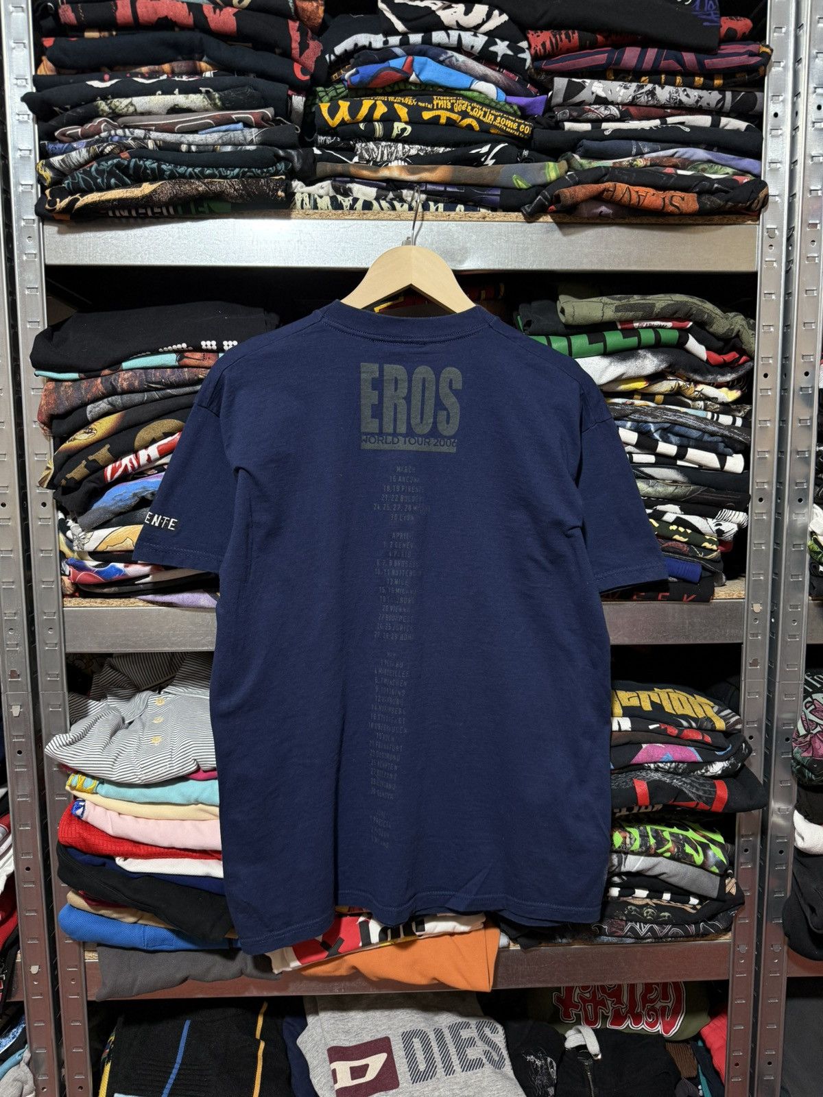 Band Tees × Vintage Vintage Eros Ramazzotti World Tour 2006 Band Rock T-Shirt Size US M / EU 48-50 / 2 - 2 Thumbnail