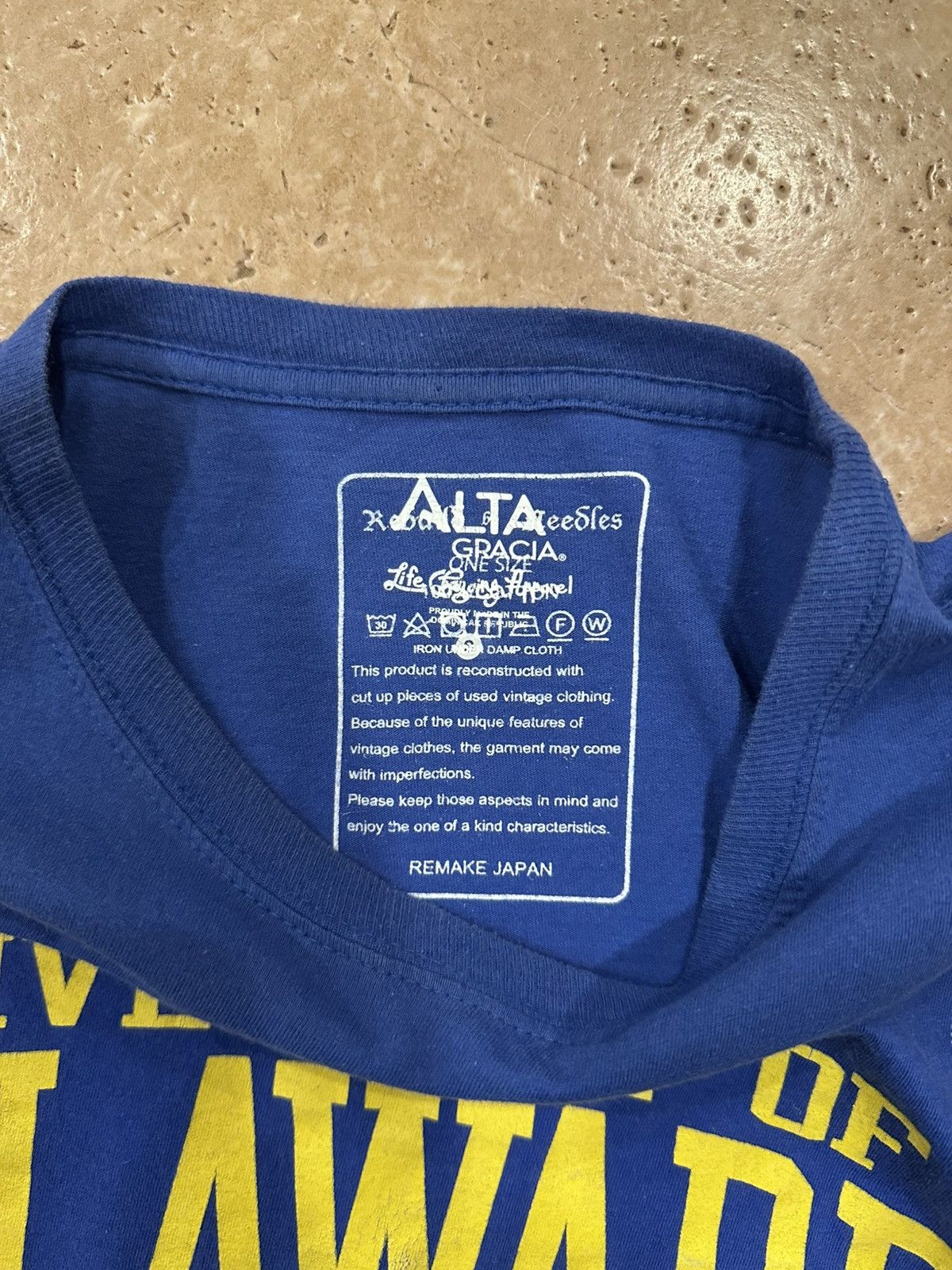 Needles Needles Vintage Remake College University of Delaware SS Tee Size US XL / EU 56 / 4 - 7 Thumbnail