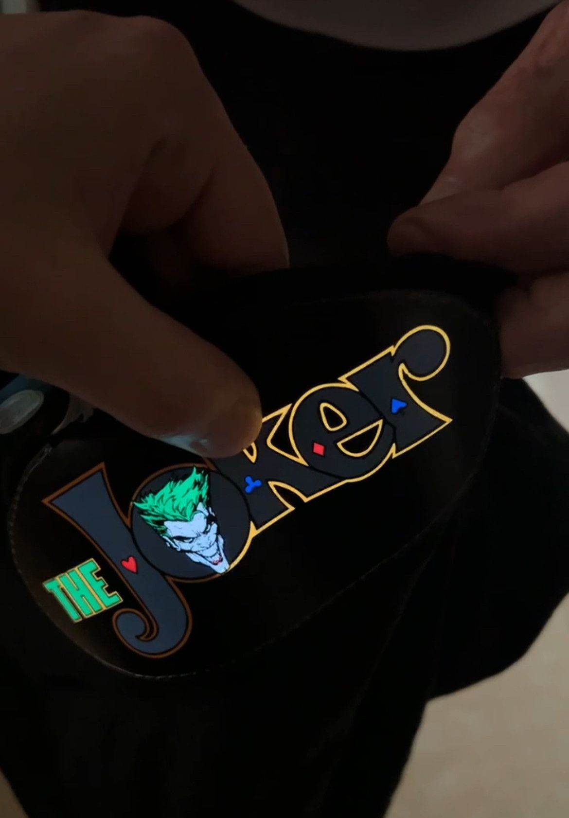 Cartoon Network The Joker Vintage 2000s Batman Glowing Black Tee Size US M / EU 48-50 / 2 - 17 Thumbnail