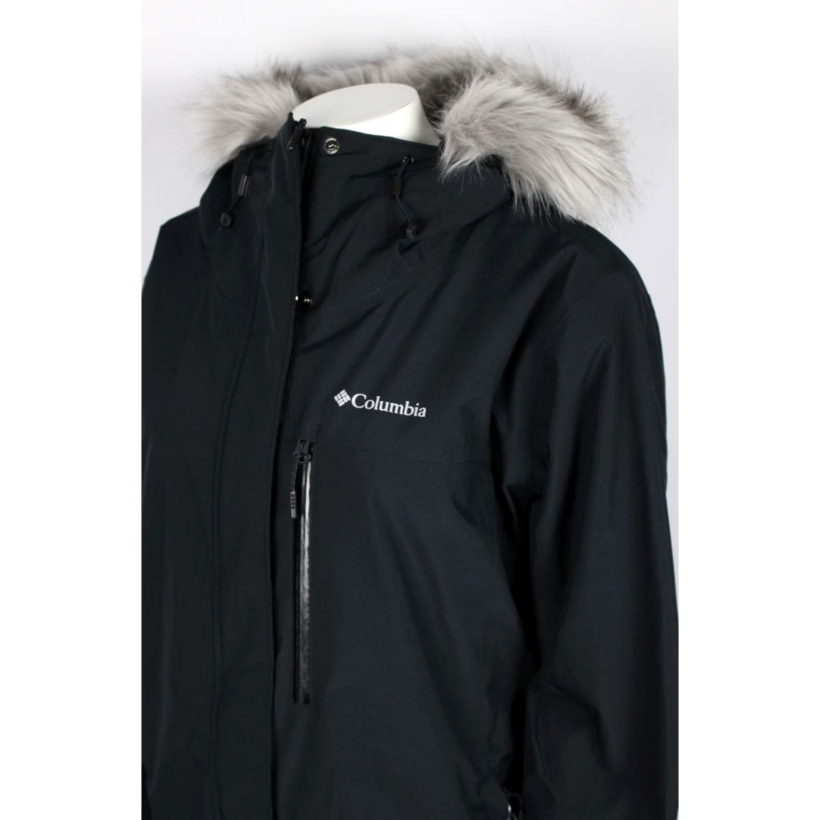 Vintage Columbia Women's Ava Alpine II Insulated Jacket Hooded Omni Heat 2X Black Size XXL / US 16-18 / IT 52-54 - 3 Thumbnail