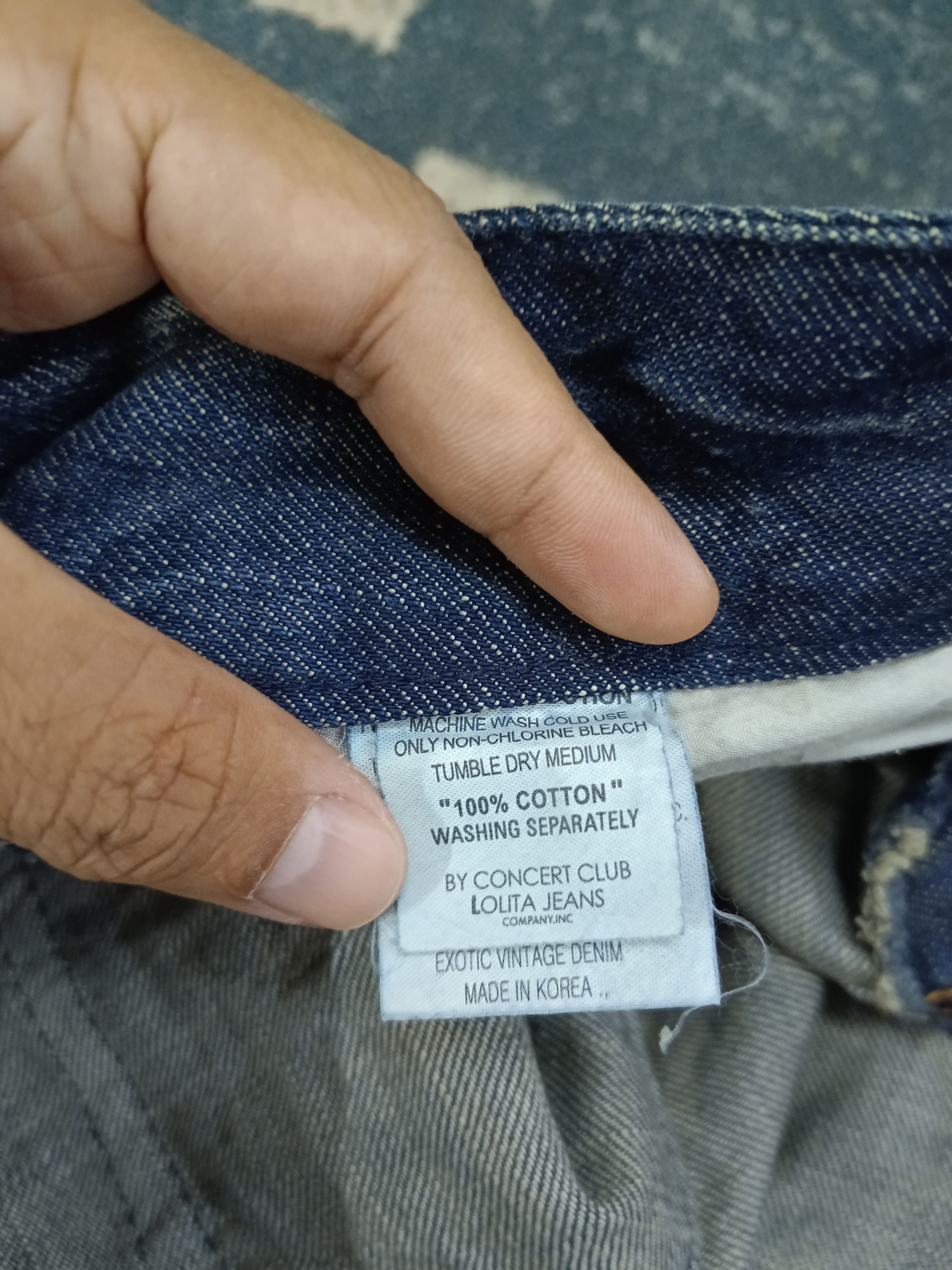 Japanese Brand FLARE TWIST RARE LOLITA DENIM PANTS Size US 32 / EU 48 - 6 Thumbnail
