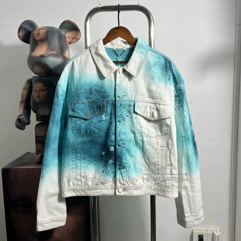 Louis Vuitton Louis Vuitton Star Gradient Denim Jacket Size US L / EU 52-54 / 3 - 1 Thumbnail