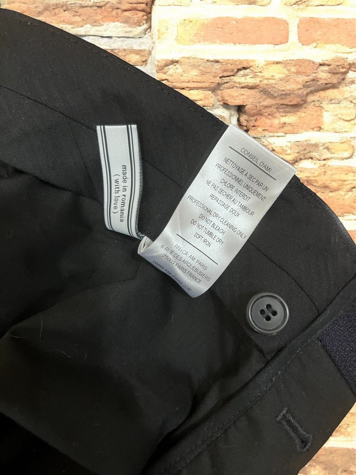 AMI Ami Navy Woolen trousers size 40 / L Size 32" / US 10 / IT 46 - 8 Thumbnail