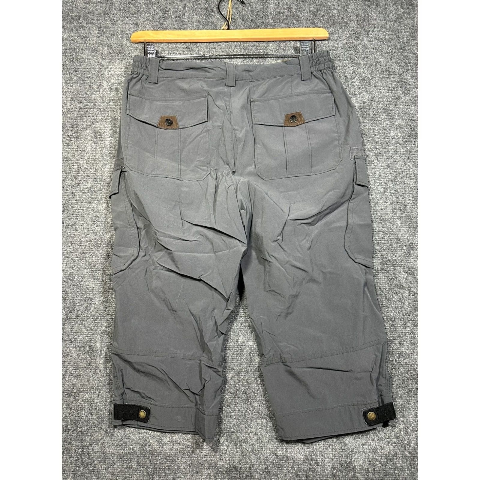 Komono Komont Cargo Pants Womens 30 Gray Nylon Hiking Crop Straight Leg Pockets Outdoor Size 30" / US 8 / IT 44 - 6 Thumbnail